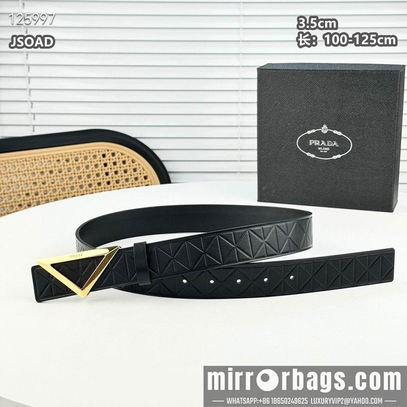 Prada belt 35mmX100-125cm 8L38