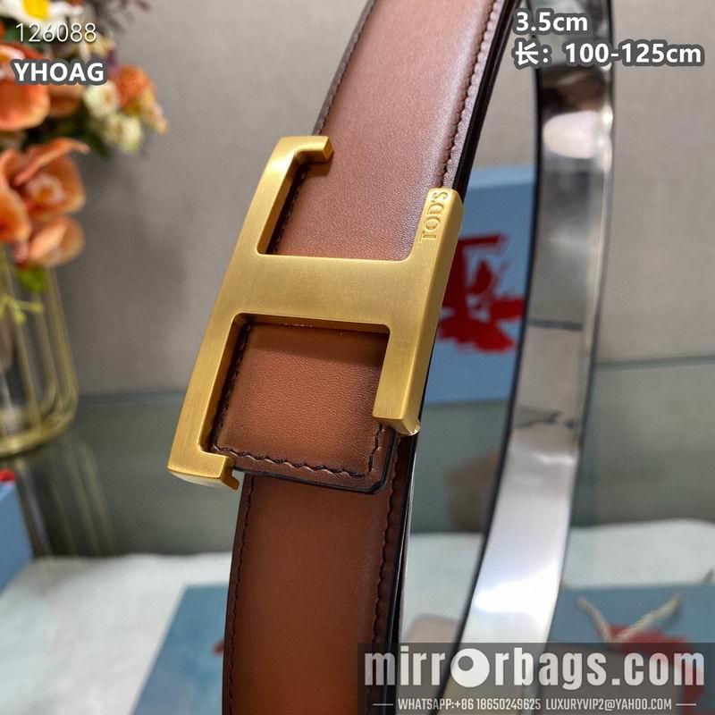 Tod's belt 35mmX100-125cm 8L05