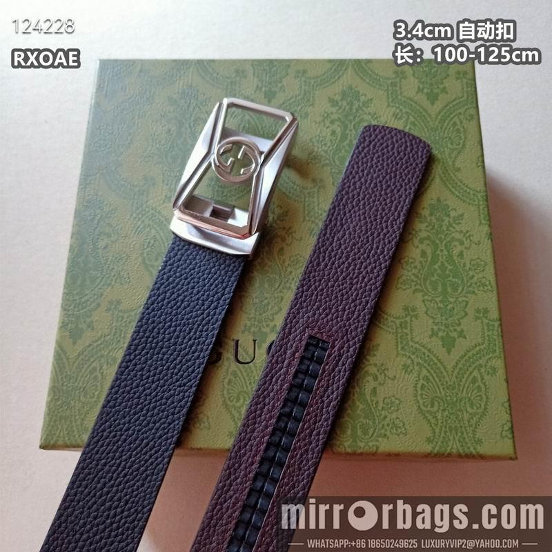 Gucci belt 34mmX100-125cm 8L20
