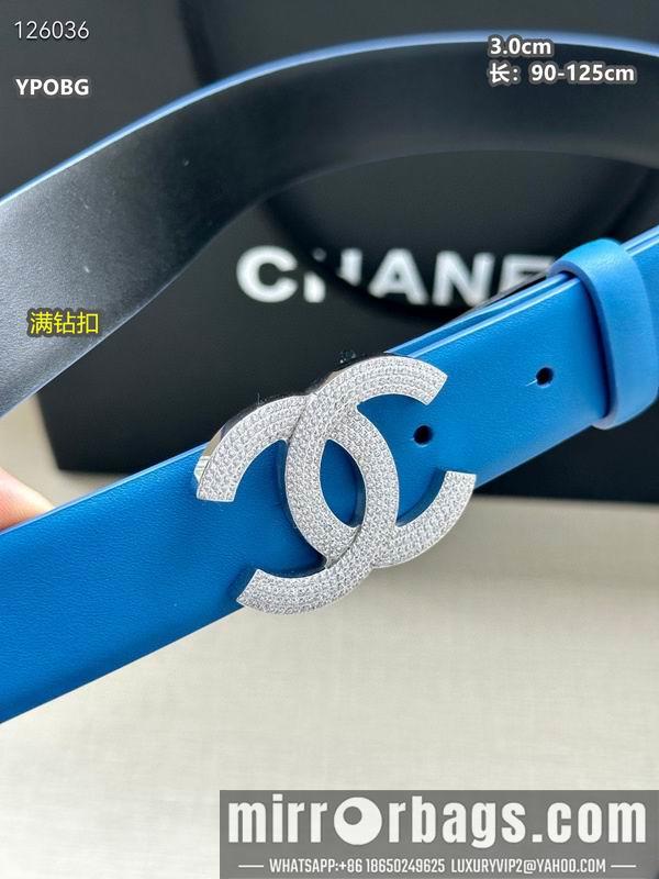 Chanel belt 30mmX90-125cm 8L11