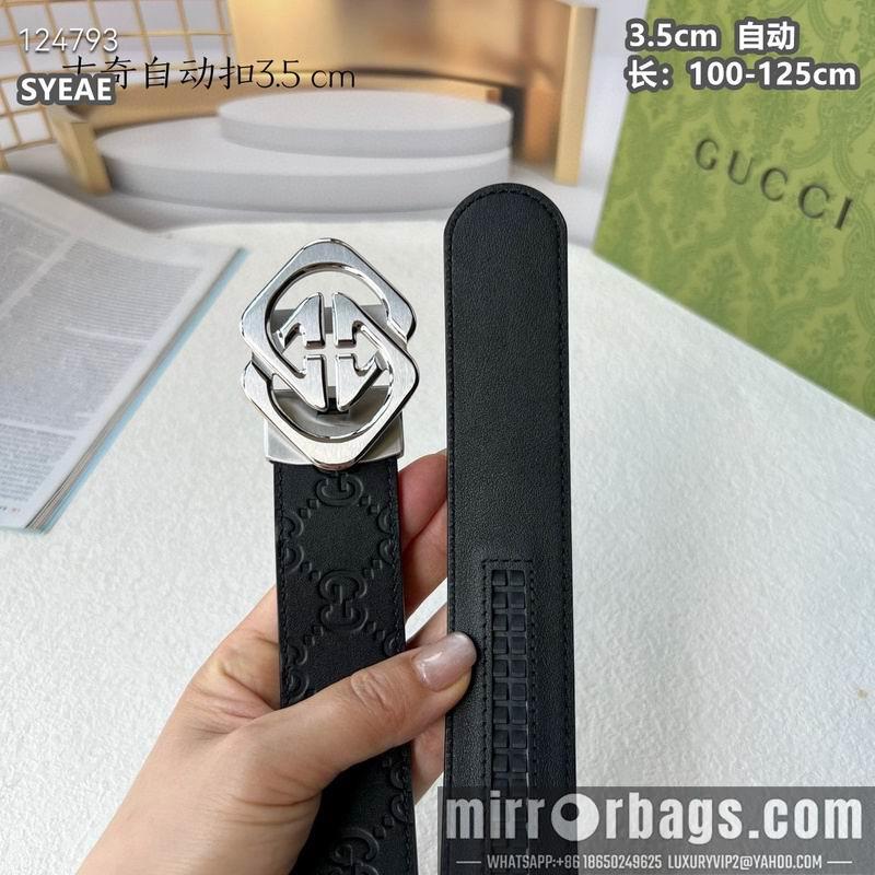 Gucci belt 35mmX100-125cm 8L15