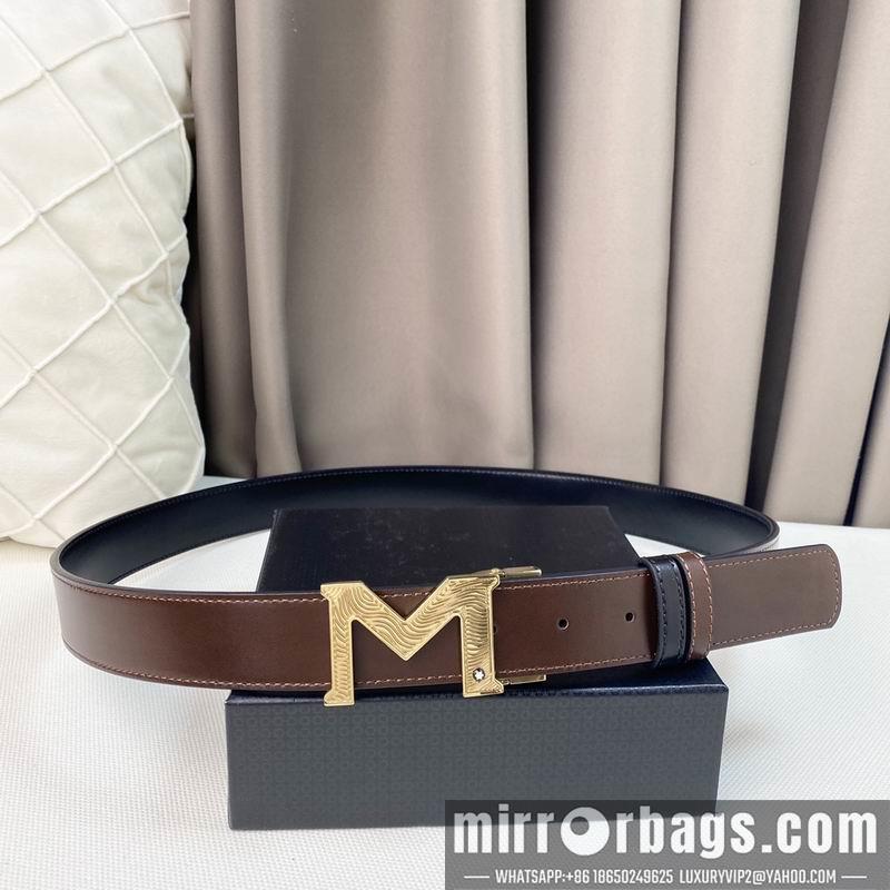 Montblanc belt 35mmX95-125cm 7D06