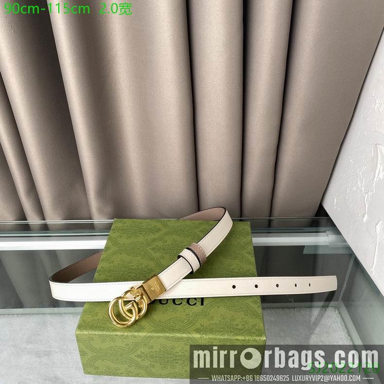 Gucci Belt 20mmX90-115cm 7D01