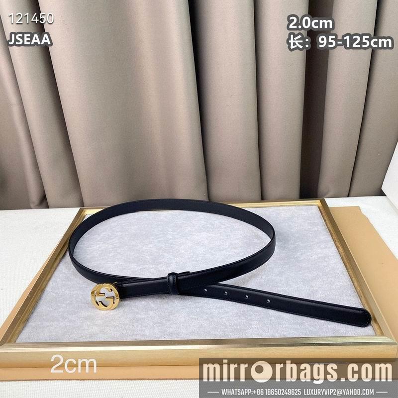 Gucci belt 20mmX95-125cm 8L16