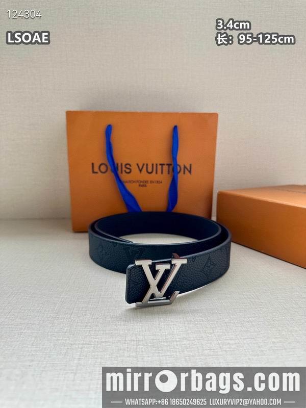 LV belt 34mmX95-125cm 8L22
