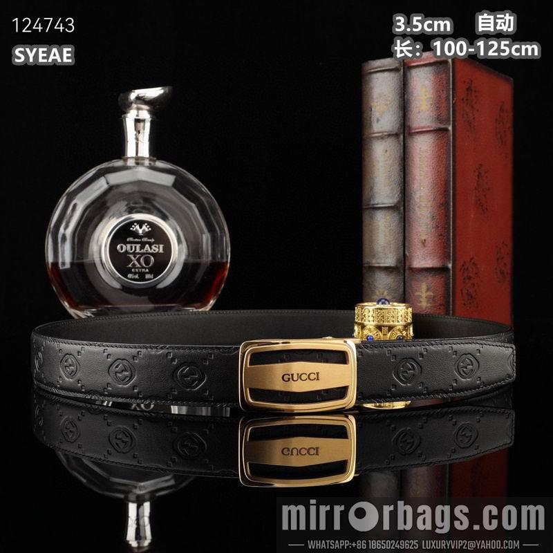 Gucci belt 35mmX100-125cm 8L30