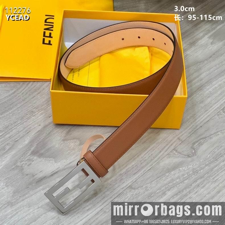 Fendi Belt 30mmX95-115cm 8L06