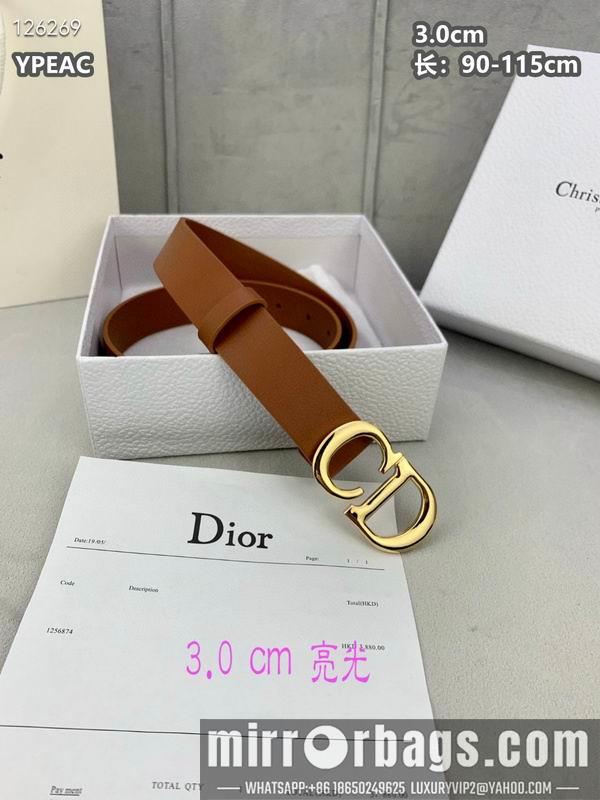 Dior belt 30mmX90-115cm 8L111004
