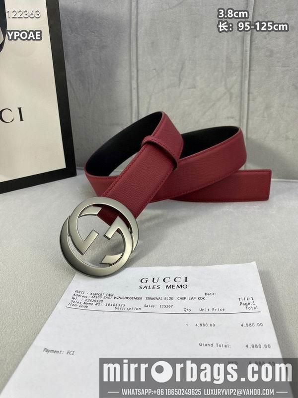 Gucci belt 38mmX95-125cm 8L22