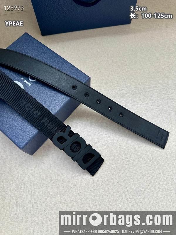 Dior belt 35mmX100-125cm 8L29