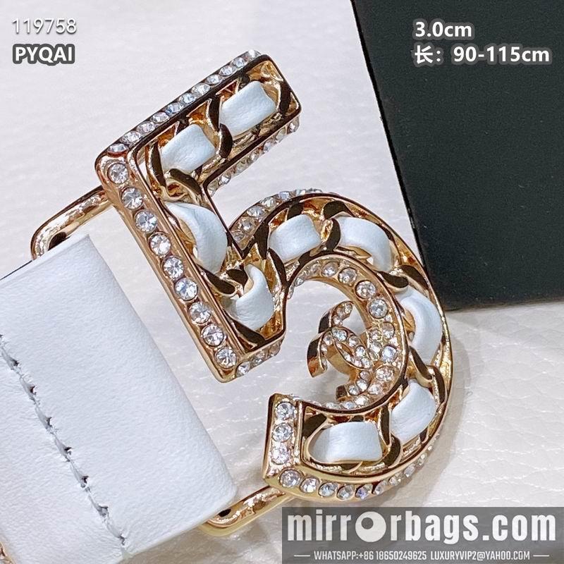 Chanel belt 30mmX90-115cm 8L040804