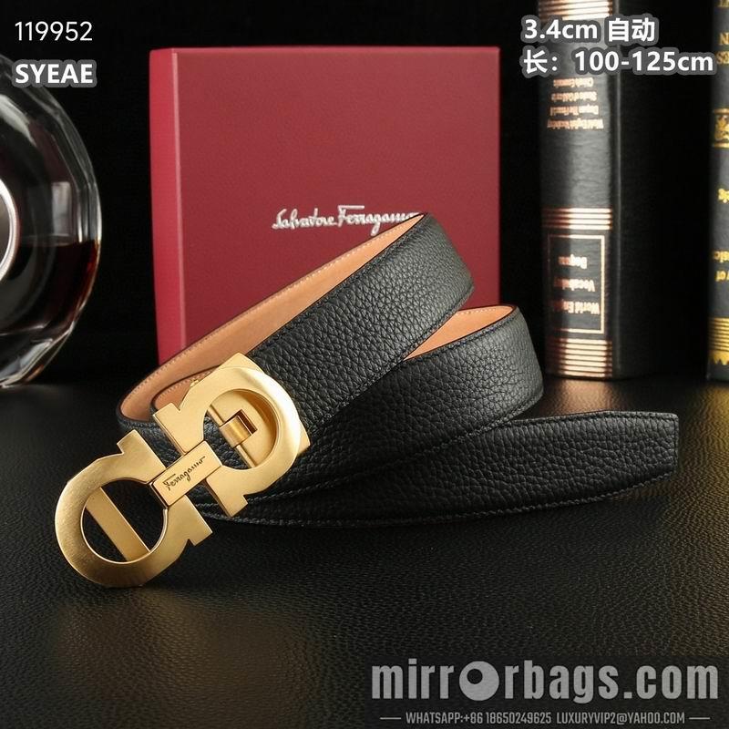 Ferragamo belt 34mmX100-125cm 8L06