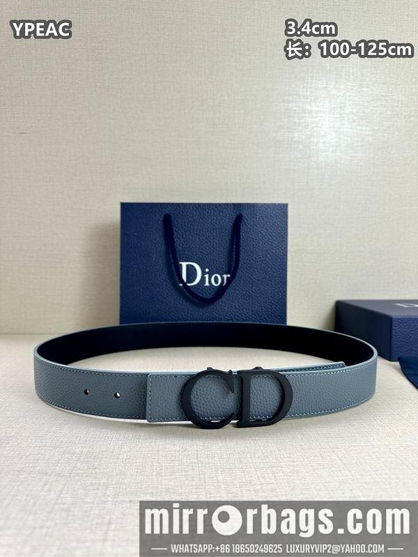 Dior belt 34mmX100-125cm 8L07