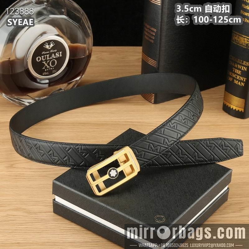 Montlanc belt 35mmX100-125cm 8L42