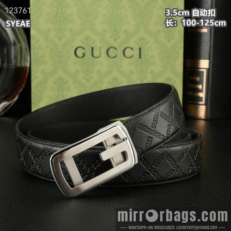 Gucci belt 35mmX100-125cm 8L49