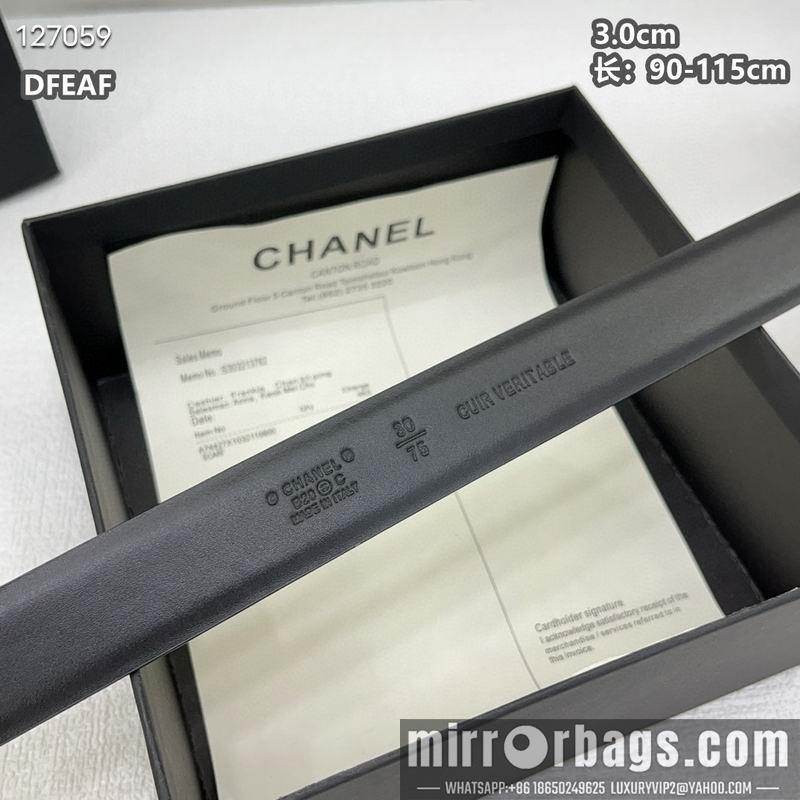 Chanel belt 30mmX90-115cm 8L35