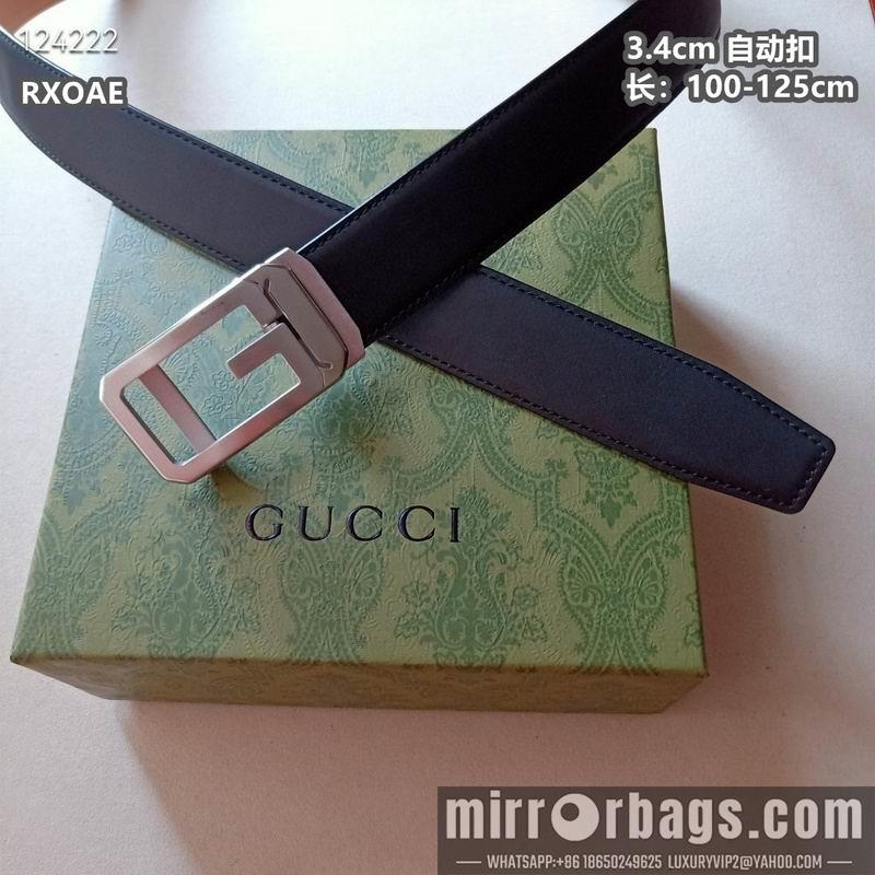 Gucci belt 34mmX100-125cm 8L23