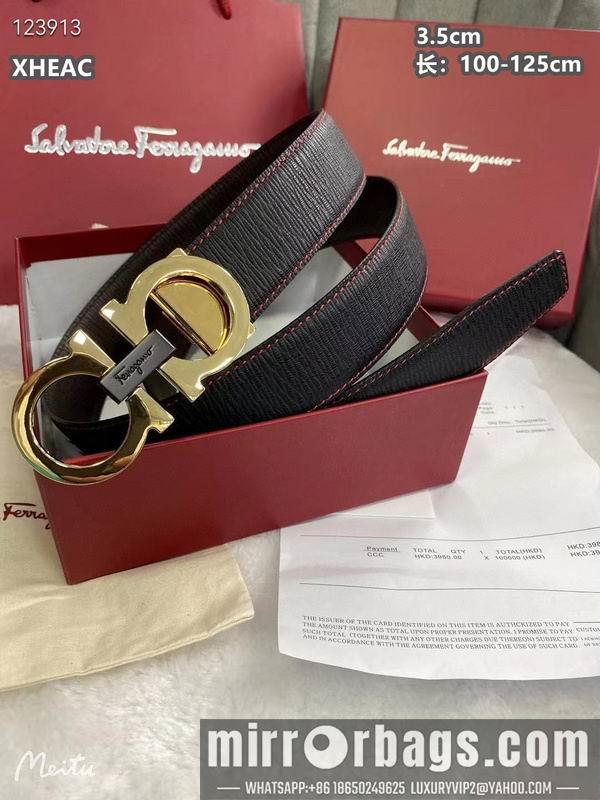 Ferragamo belt 35mmX100-125cm 8L54