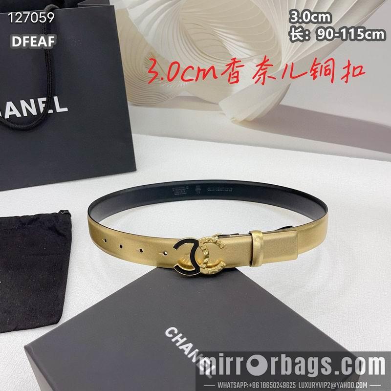 Chanel belt 30mmX90-115cm 8L35