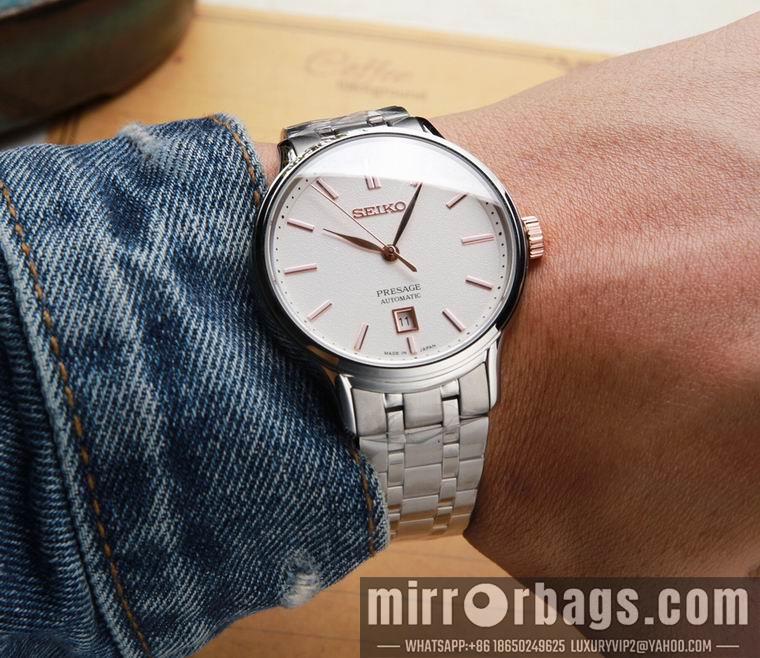 Seiko men 40.5mm M01