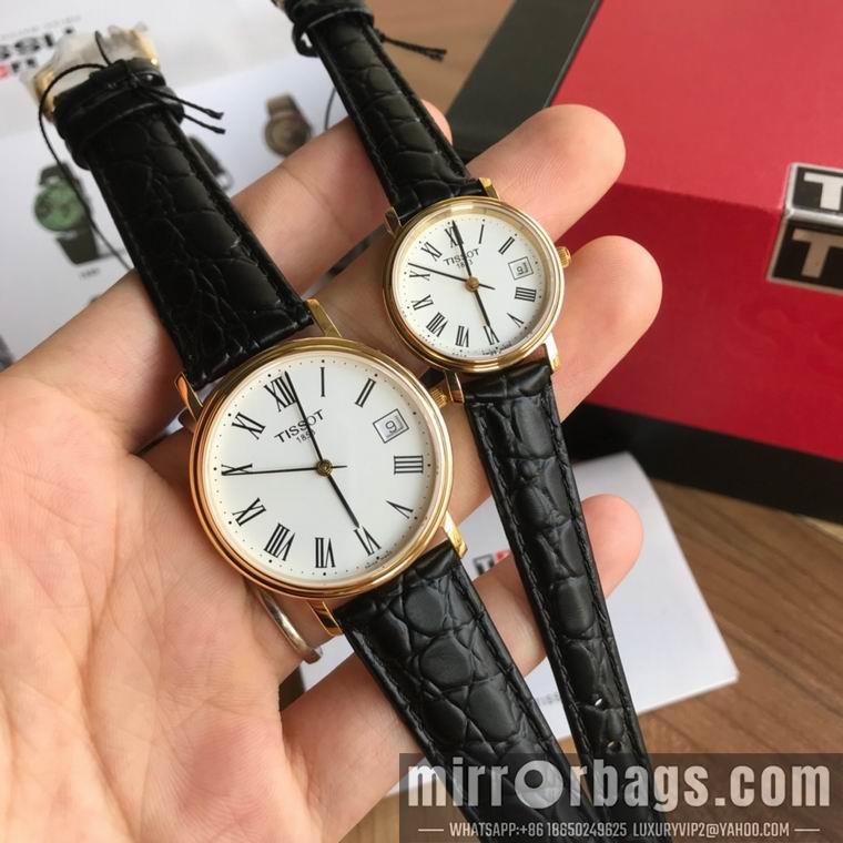 Tissot men 38mm women 28mm M02