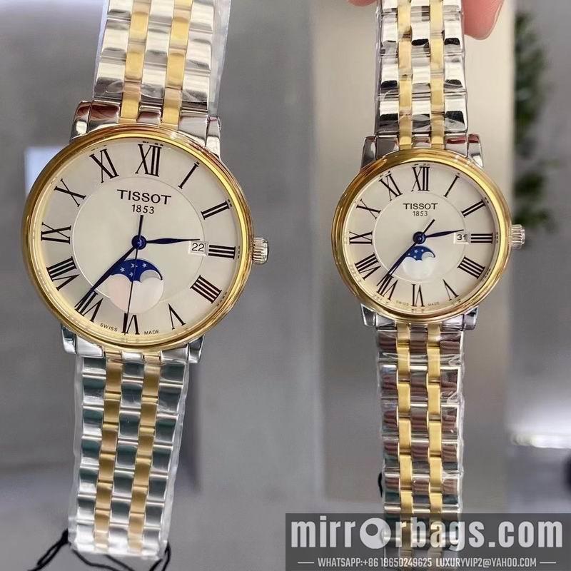Tissot man 41mm woman 28mm 113009