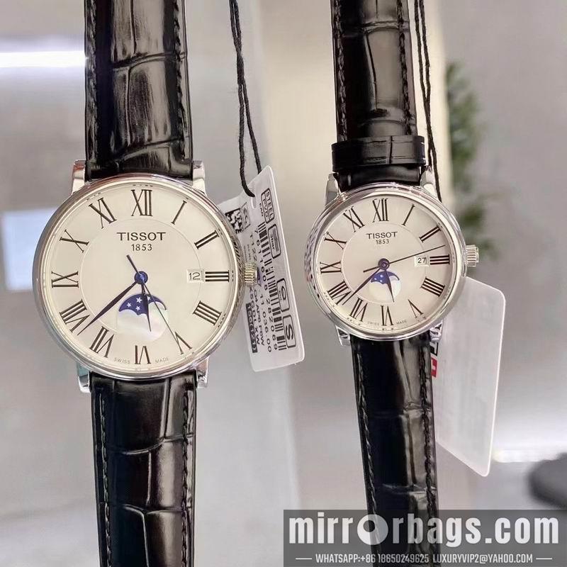 Tissot man 41mm woman 28mm 113008