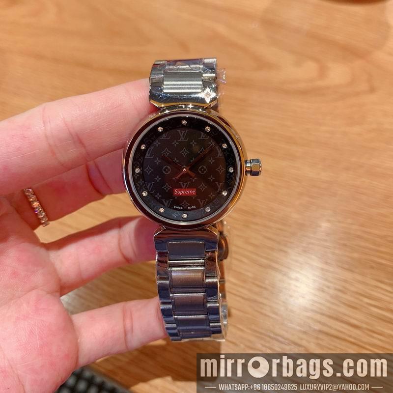 LV X Supreme watch 081658