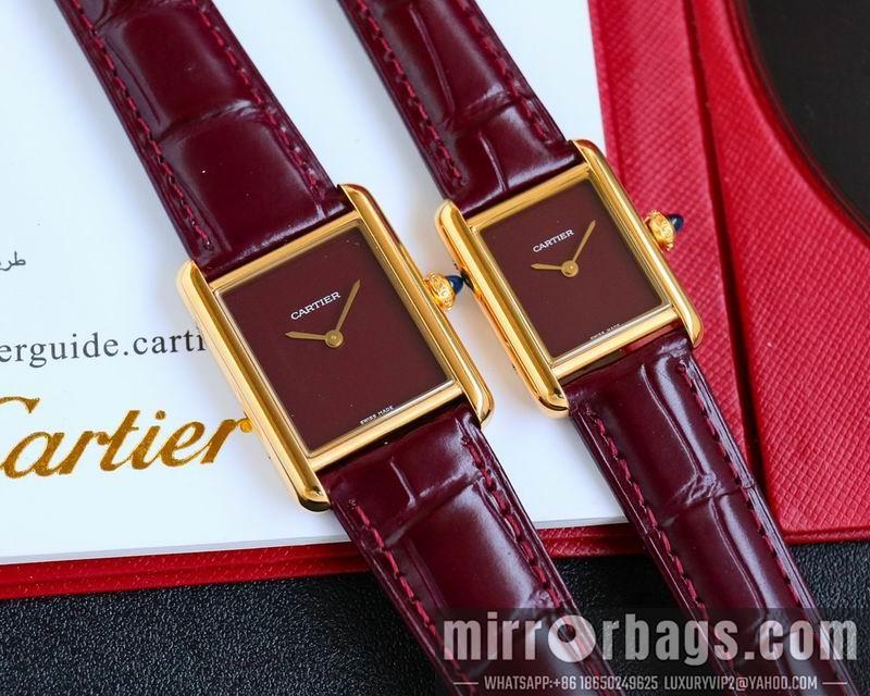 Cartier M33.7X25.5mm S29.5X22mm 123109