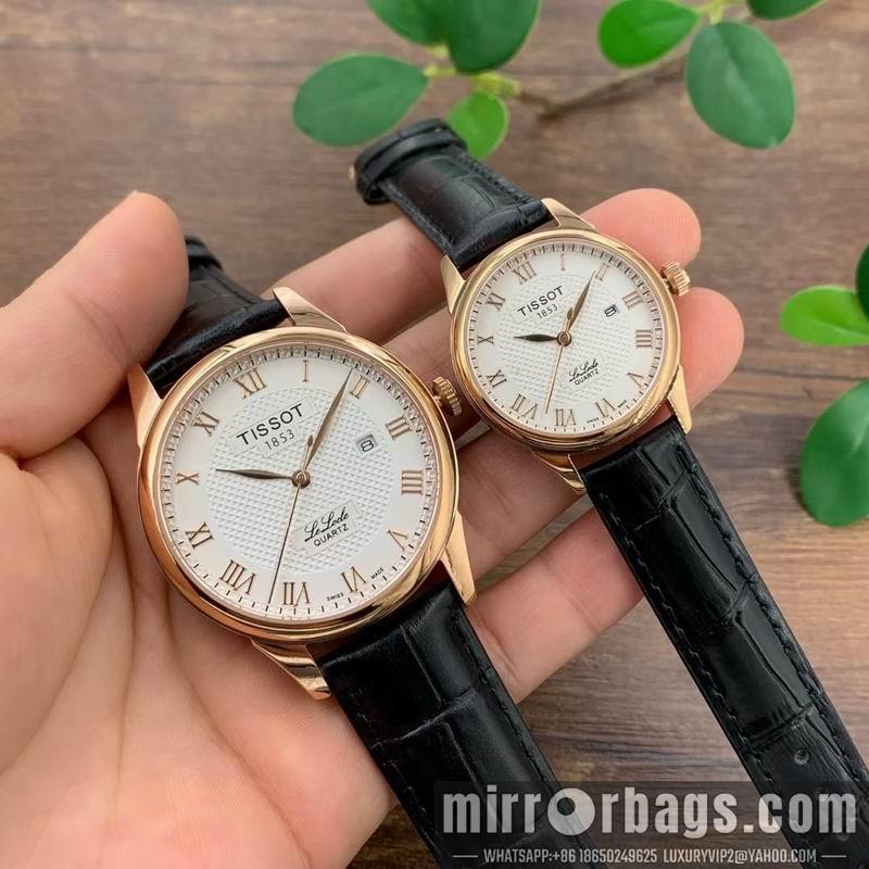 Tissot man 41mm woman 28mm 113005