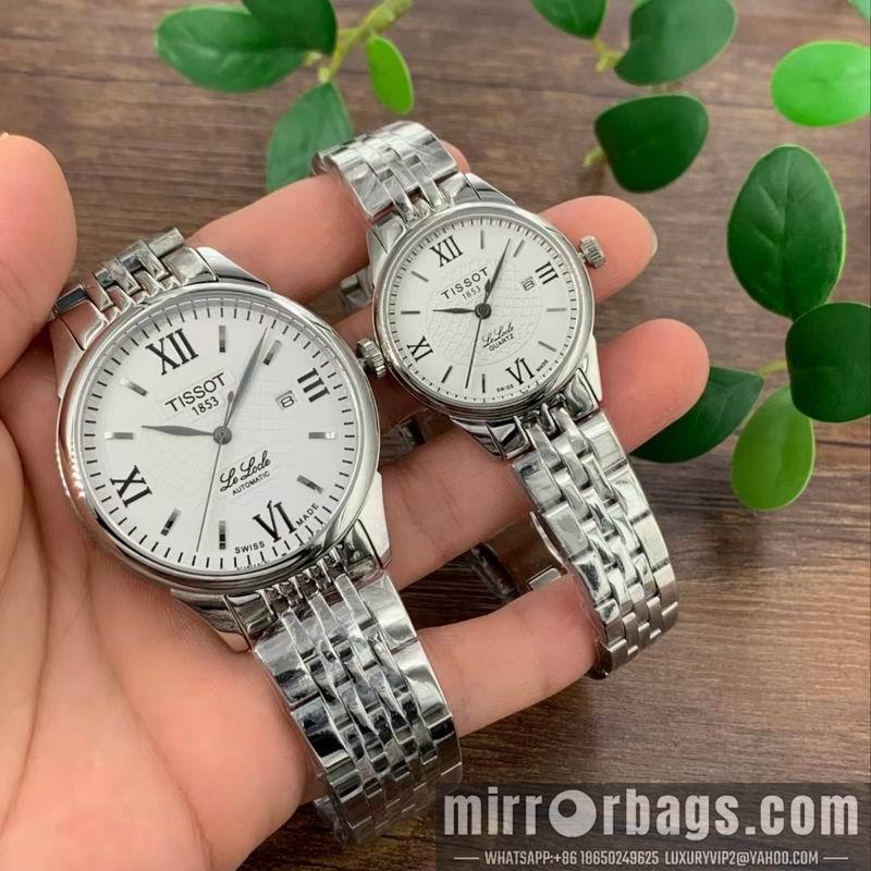 Tissot man 41mm woman 28mm 113006