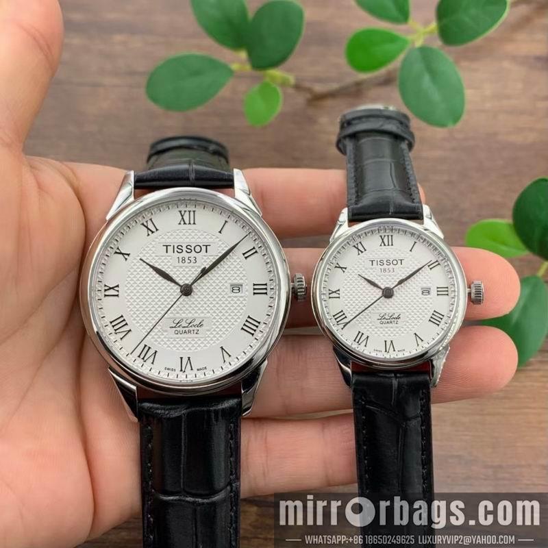Tissot man 41mm woman 28mm 113005