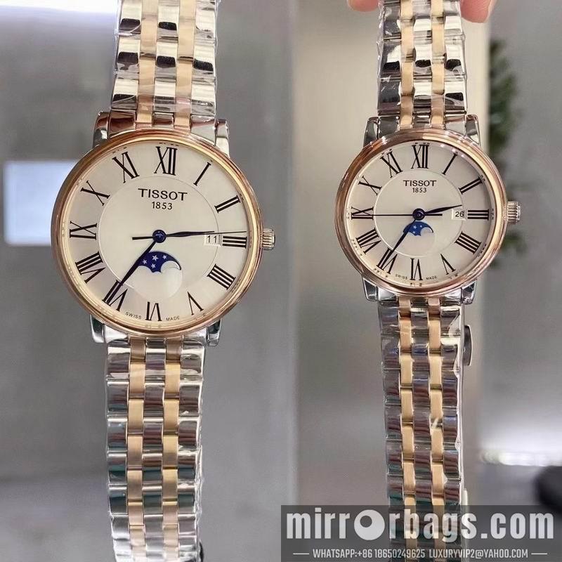 Tissot man 41mm woman 28mm 113009