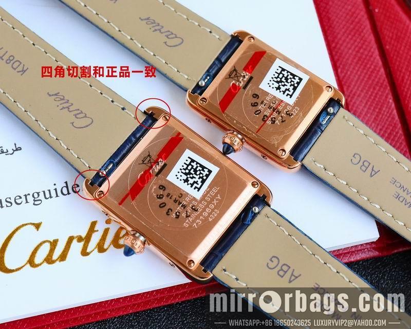 Cartier M33.7X25.5mm S29.5X22mm 123106