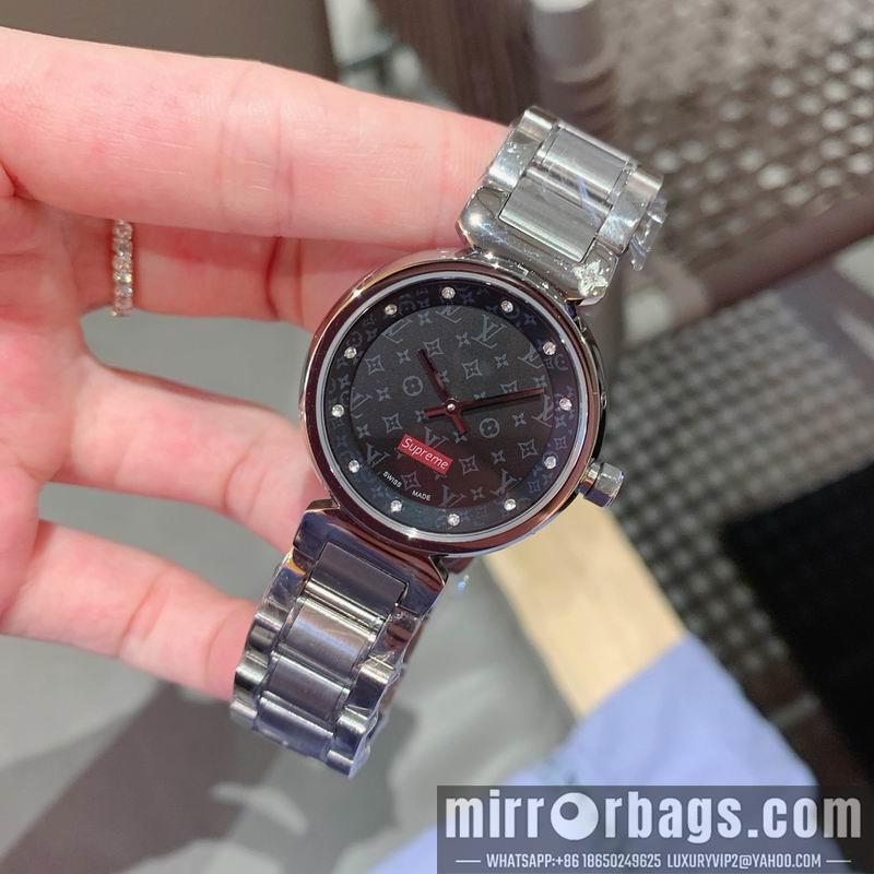 LV X Supreme watch 081658