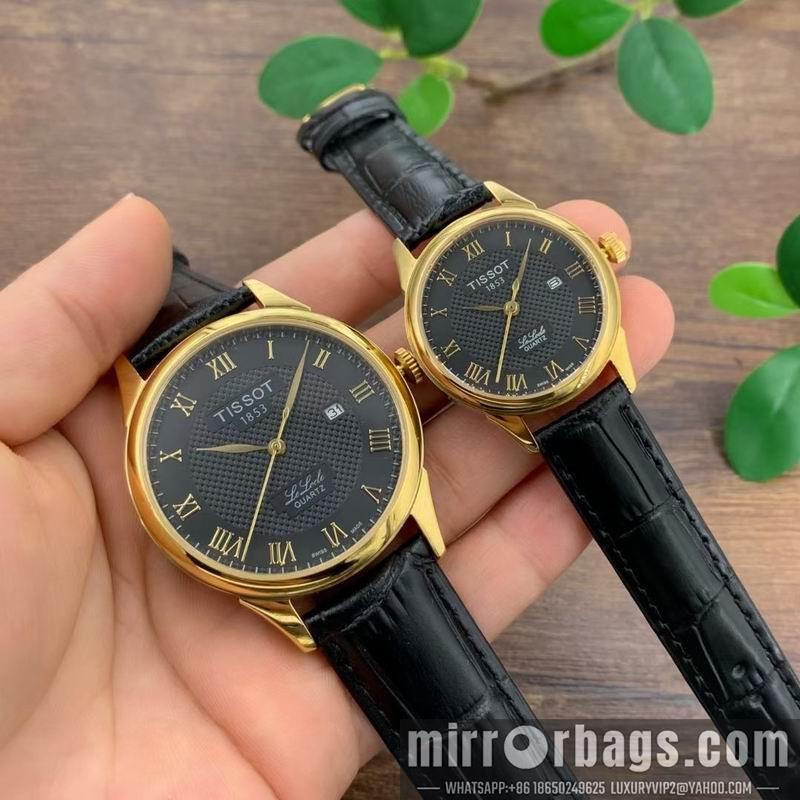 Tissot man 41mm woman 28mm 113005