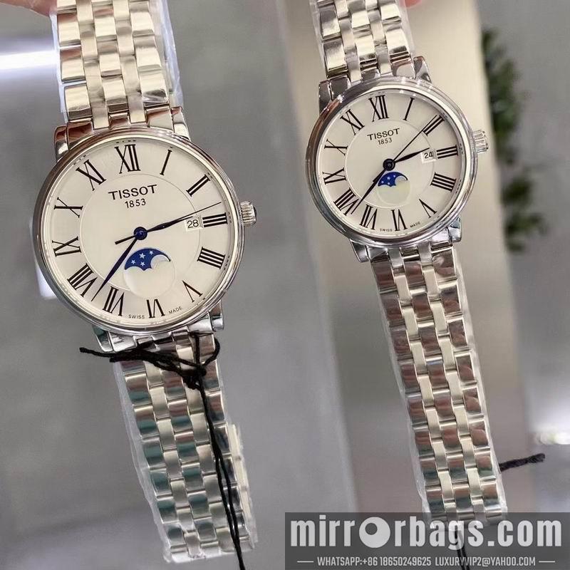 Tissot man 41mm woman 28mm 113009