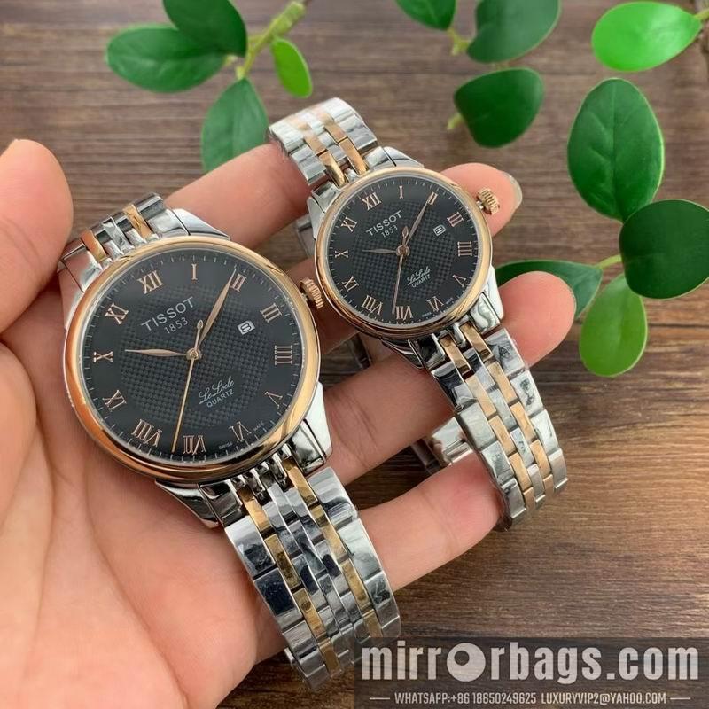 Tissot man 41mm woman 28mm 113006