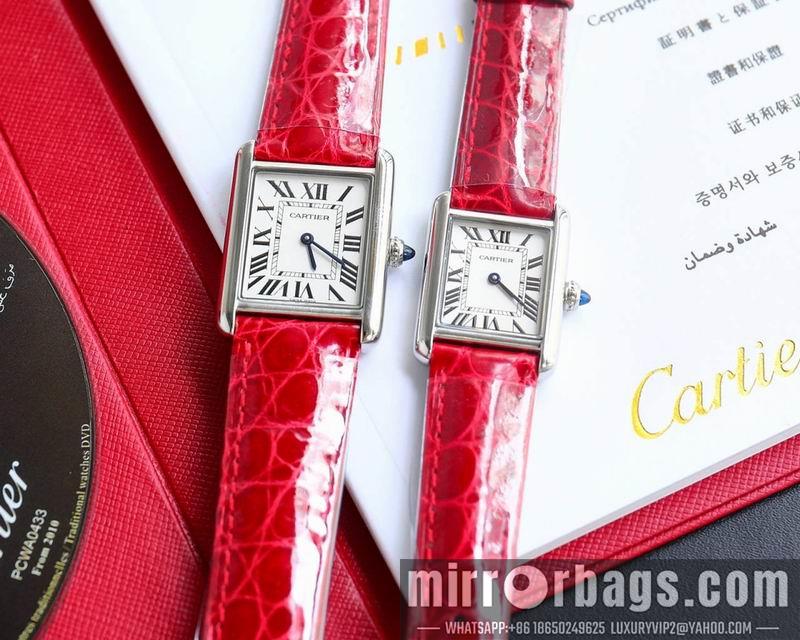 Cartier M33.7X25.5mm S29.5X22mm 022506