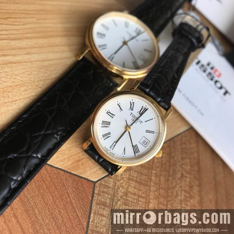Tissot men 38mm women 28mm M02