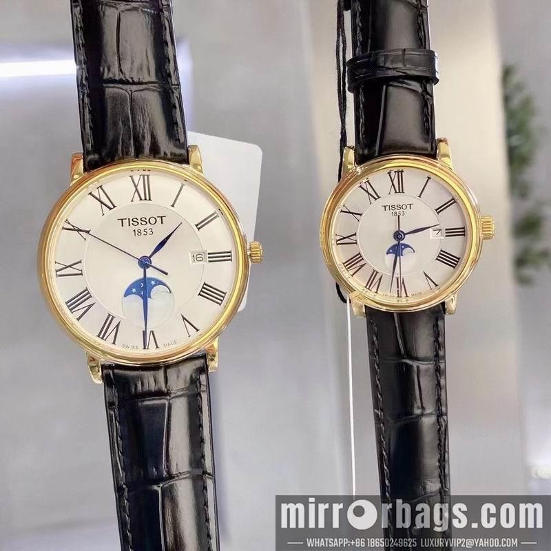 Tissot man 41mm woman 28mm 113008