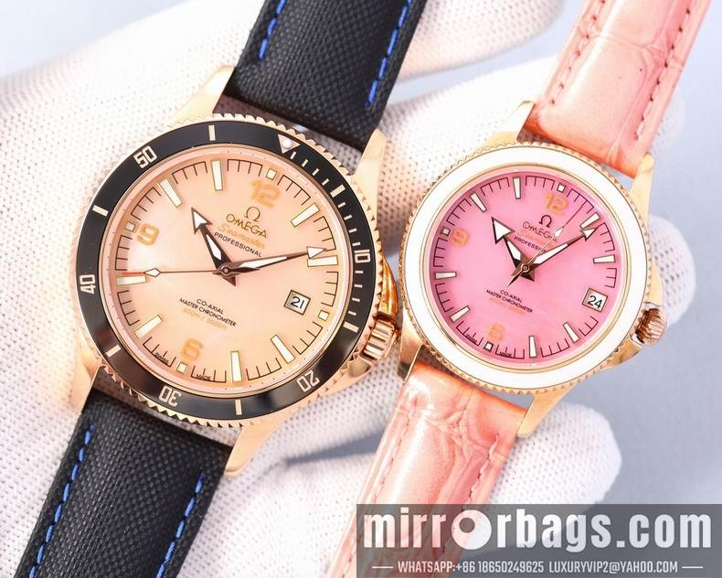 Omega men 41mm women 33mm M138