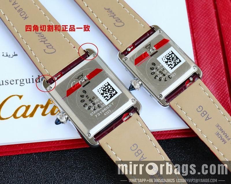 Cartier M33.7X25.5mm S29.5X22mm 123105