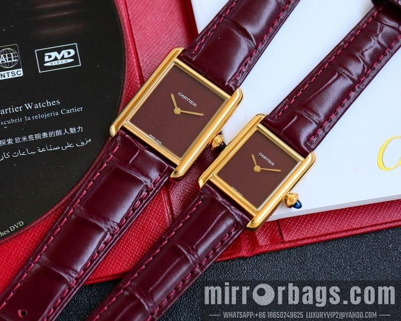 Cartier M33.7X25.5mm S29.5X22mm 123109
