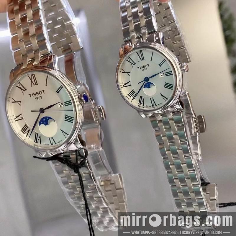Tissot man 41mm woman 28mm 113009