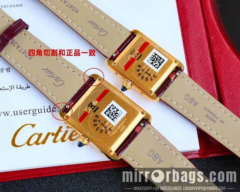 Cartier M33.7X25.5mm S29.5X22mm 123109