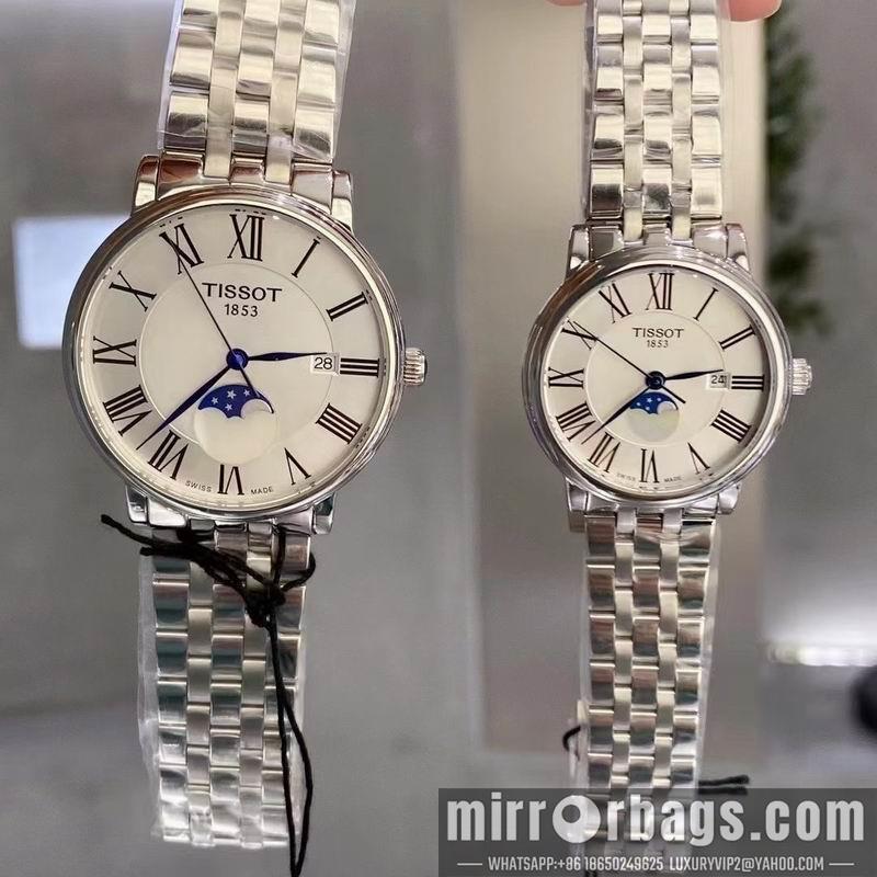 Tissot man 41mm woman 28mm 113009