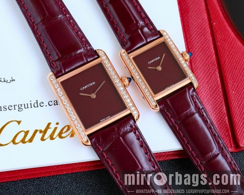 Cartier M33.7X25.5mm S29.5X22mm 123106