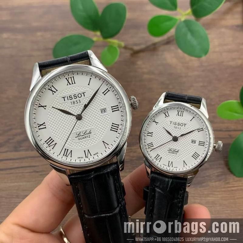 Tissot man 41mm woman 28mm 113005