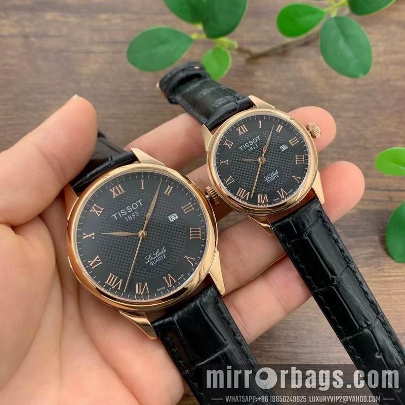 Tissot man 41mm woman 28mm 113005